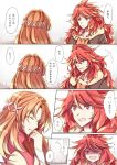  2girls amou_kanade comic multiple_girls rhapsode senki_zesshou_symphogear serena_cadenzavna_eve translation_request 