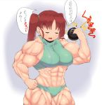  extreme_muscles magister_(medical_whiskey) muscle redhead translation_request twintails 
