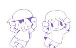  2boys animated animated_gif crossover dance doubutsu_no_mori kasugai_(de-tteiu) mother_(series) multiple_boys ness nintendo short_hair smile super_smash_bros. villager_(doubutsu_no_mori) 
