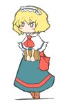  blonde_hair book chibi hairband inishie short_hair touhou 