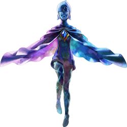  1girl absurdres blank_eyes blue_cloak blue_eyes blue_gem blue_hair blue_pantyhose blue_skin breasts chest_jewel cloak closed_mouth colored_skin dress expressionless fi_(zelda) forehead_jewel full_body gem highres leg_up legs looking_at_viewer official_art pantyhose purple_cloak purple_dress short_dress short_hair sidelocks simple_background small_breasts solo standing standing_on_one_leg straight-on striped_clothes striped_pantyhose takumi_wada the_legend_of_zelda the_legend_of_zelda:_skyward_sword third-party_source transparent_background two-tone_cloak two-tone_pantyhose 