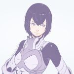  1girl armor black_hair degel fire_emblem fire_emblem:_kakusei koyorin short_hair simple_background solo tagme 