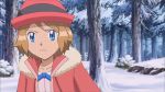  animated animated_gif pokemon pokemon_(anime) satoshi_(pokemon) serena_(pokemon) snowball tears 