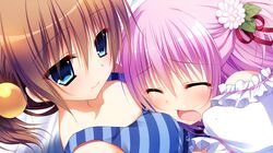  2girls crying front_wing game_cg innocent_girl midou_konoka midou_rino multiple_girls nanaka_mai 