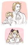  brother_and_sister elise_(fire_emblem_if) family fire_emblem fire_emblem_if leon_(fire_emblem_if) marx_(fire_emblem_if) partially_colored tagme 