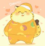  benjamin_clawhauser blush cheetah chibi disney english furry hyaku no_humans pajamas zootopia 