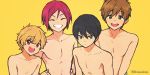  4boys hazuki_nagisa high_speed! male_focus matsuoka_rin multiple_boys nanase_haruka_(free!) tachibana_makoto tagme younger 