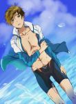  1boy high_speed! male_focus swim_trunks tachibana_makoto tagme 
