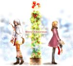  2girls christmas multiple_girls original tsukiishi yuri 