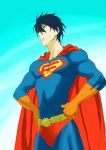  1boy cosplay free! male_focus nanase_haruka_(free!) superman tagme 