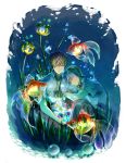  2boys free! goldfish male_focus multiple_boys nanase_haruka_(free!) tachibana_makoto tagme underwater 
