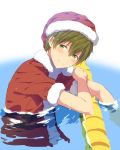  1boy blush funikurikurara high_speed! male_focus santa_costume tachibana_makoto tagme 