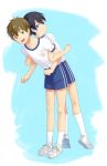  2boys free! gym_clothes male_focus multiple_boys nanase_haruka_(free!) shorts tachibana_makoto tagme 