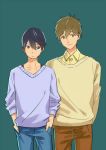  2boys free! male_focus multiple_boys nanase_haruka_(free!) tachibana_makoto tagme 