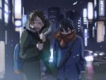  2boys free! male_focus multiple_boys nanase_haruka_(free!) scarf tachibana_makoto tagme zukki_(suzukio) 