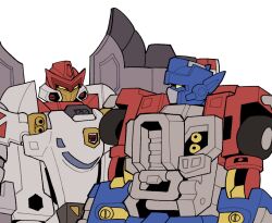 autobot convoy_(armada) insignia jetfire machine mask mecha mechanical_wings mouth_mask ntov198440 optimus_prime robot science_fiction transformers transformers:_armada transformers_unicron_trilogy wheel white_background wings yellow_eyes 