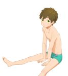  1boy free! high_speed! male_focus swim_trunks tachibana_makoto tagme topless younger 