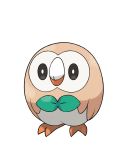  bird no_humans official_art owl pokemon rowlet solo 