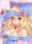  1girl artist_request breasts dark_magician_girl duel_monster female large_breasts long_hair looking_at_viewer magical_girl shiny shiny_skin yu-gi-oh! yuu-gi-ou_duel_monsters 