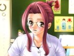  1girl blush brown_eyes game_cg joy_ride libido long mini_teens_zettai_himitsu redhead teacher 