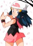  blue_eyes blue_hair hainchu hikari_(pokemon) nintendo pokemon smile 