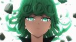  1girl green_eyes green_hair one-punch_man tatsumaki 