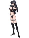  1girl amano_yuuma black_hair breasts fallen_angel high_school_dxd large_breasts long_hair raynare 