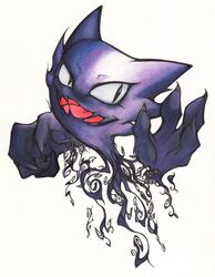  haunter no_humans pokemon rouko_(shichizai_shichifuku) solo 