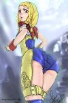  1girl ass blonde_hair blue_eyes braid breasts final_fantasy final_fantasy_xii levo long_hair penelo solo twin_braids twintails 