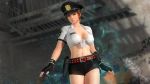  1girl 3d breasts dead_or_alive dead_or_alive_5 large_breasts midriff official_art phase-4 police police_uniform policewoman solo tecmo uniform 