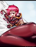  1girl breasts league_of_legends shyvana solo 