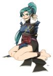  1girl angry artist_request blush bondage breasts female fire_emblem fire_emblem:_kakusei fire_emblem:_rekka_no_ken green_eyes green_hair long_hair lost_one_zero lyndis_(fire_emblem) nintendo ponytail 