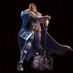  1boy armor arthas_menethil blonde_hair hammer highres paladin warcraft weapon world_of_warcraft 