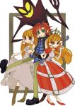  2boys 2girls ari boku_to_mao crown dress female ginger green_eyes marlene multiple_boys multiple_girls okage_shadow_king princess ruka shadow stanley_hihat_trinidad_xiv 