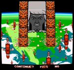  america continents continue donald_trump earth fake_screenshot game_console mark missile nes no_humans pixel_art real_life space totem_pole wall 
