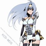  kos-mos red_eyes solo thighhighs xenosaga xenosaga_episode_i 