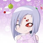  1girl chibi monster_girl monster_musume_no_iru_nichijou rachnera_arachnera red_eyes short_hair smile solo staticwave 