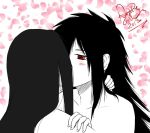  2boys monochrome multiple_boys naruto senju_hashirama spot_color uchiha_madara yaoi 