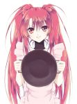  1girl apron choker long_hair nanaly_fletch red_eyes redhead smile tales_of_(series) tales_of_destiny_2 twintails 