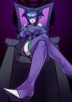  1girl beast_wars boots breasts dinosaur genderswap high_heel_boots high_heels megatron ryuusei_(mark_ii) short_hair sitting thigh_boots transformers 