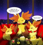  artist_request blush braixen delphox fennekin pokemon pokemon_(game) red_eyes tagme twig 
