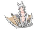  basarios breasts buti-yu monster_girl monster_hunter personification 