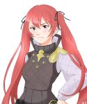  1girl belt blush breasts fire_emblem fire_emblem_if long_hair luna_(fire_emblem_if) pink_eyes redhead twintails 