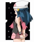  animated animated_gif blue_eyes blue_hair hainchu hikari_(pokemon) nintendo pokemon 