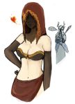  &lt;3 2girls breasts cleavage dark_souls dark_souls_ii desert_sorceress from_software hood multiple_girls navel souls_(from_software) 