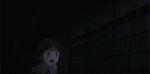  2girls animated animated_gif blood corpse_party multiple_girls running scared school_uniform scissors screaming stabbing tsuji_tokiko violence weapon 