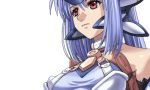  android animated animated_gif bare_shoulders blue_hair bouncing_breasts breasts cleavage cleavage_cutout kos-mos kos-mos_ver._4 large_breasts long_hair project_x_zone red_eyes sideboob torn_clothes transparent_background under_boob xenosaga 
