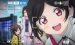  1boy 4girls animated animated_gif black_hair camera love_live!_school_idol_project multiple_girls red_eyes side_ponytail twintails yazawa_kokoa yazawa_kokoro yazawa_kotarou yazawa_nico yazawa_nico&#039;s_mother 