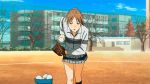  2girls animated animated_gif bat brown_hair failure multiple_girls school_uniform shigatsu_wa_kimi_no_uso 