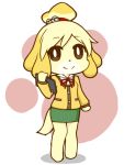  1girl blonde_hair doubutsu_no_mori furry hair_ornament nintendo shizue_(doubutsu_no_mori) short_hair 